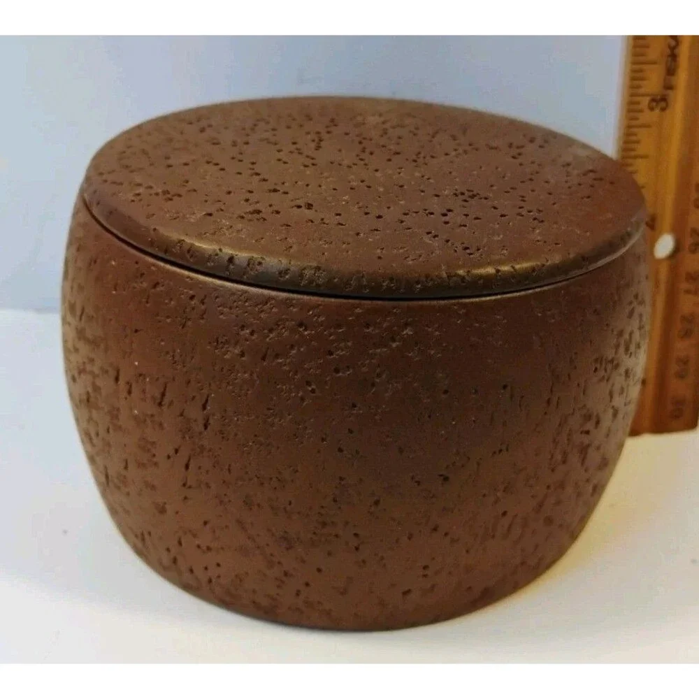 Gao Jianfang Style Yixing Zisha Clay Tea Canister Jar Lidded Caddy Studio Mark